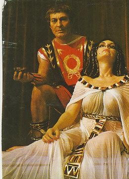 Marco Antonio y Cleopatra. Figuras del Museo de Cera de Barcelona.
