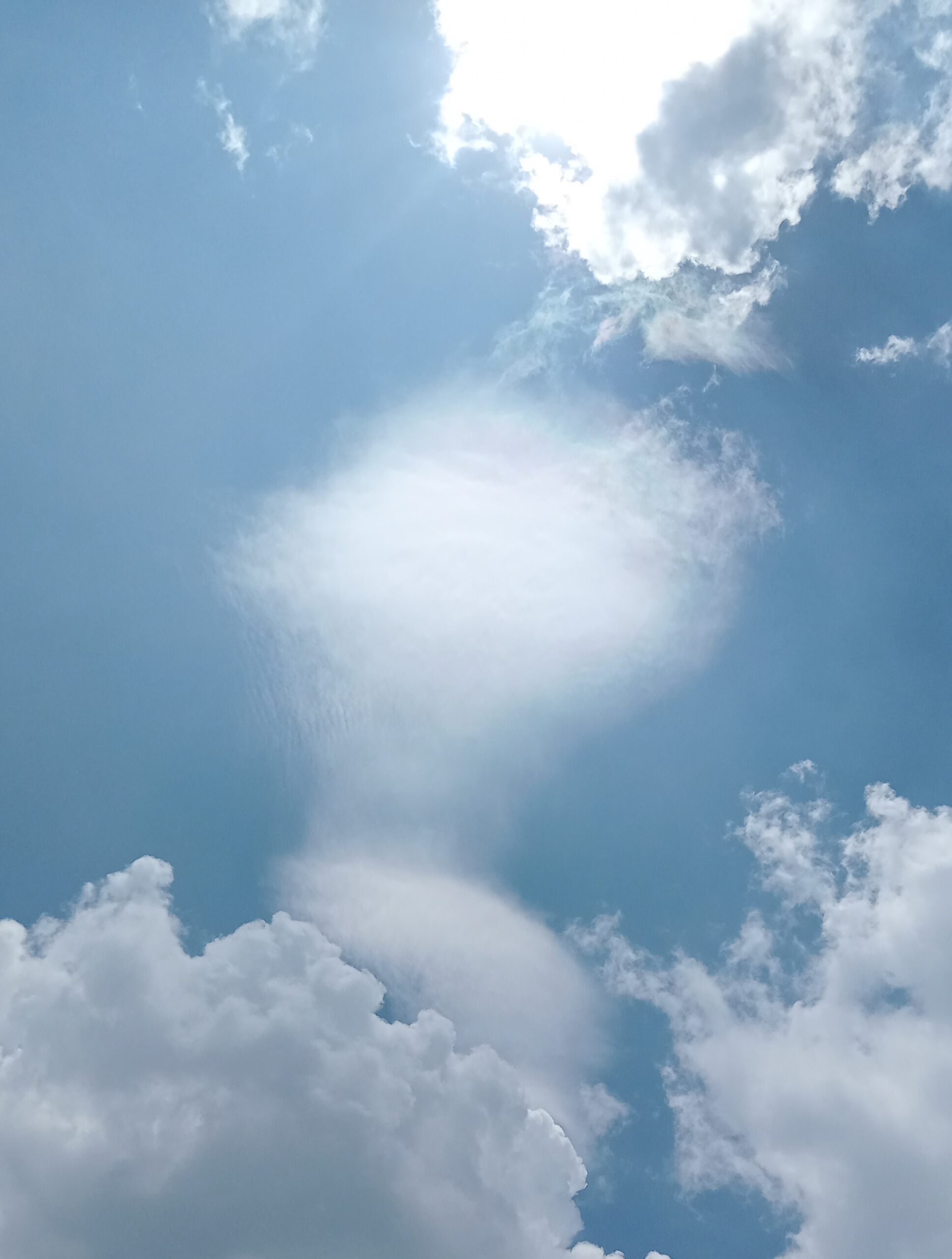 nube con forma de trompo