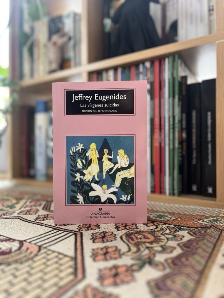 Portada libro Las vírgenes suicidas de Jeffrey Eugenides.